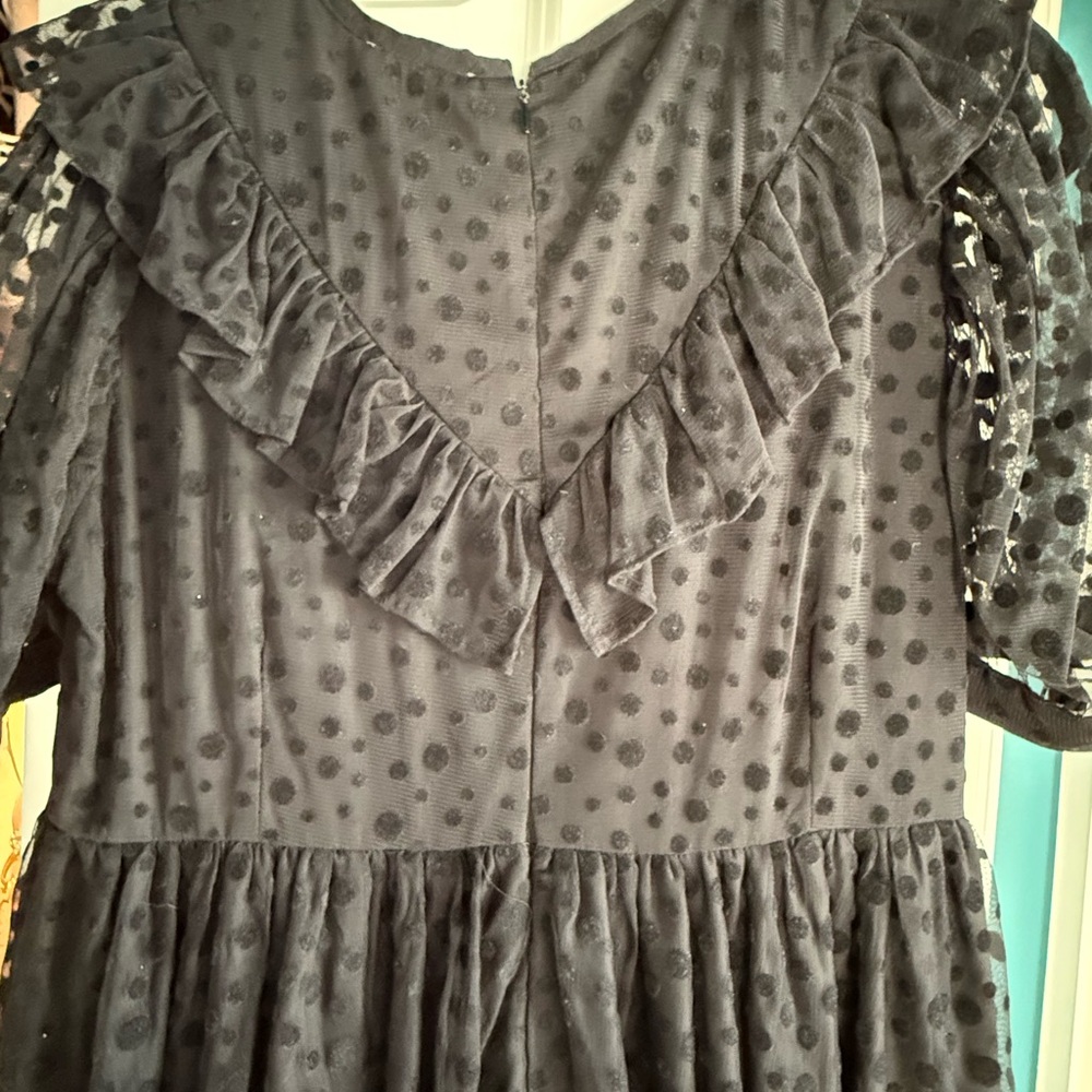 Batsheva Black on Black Party Dress - Picture 6 of 7